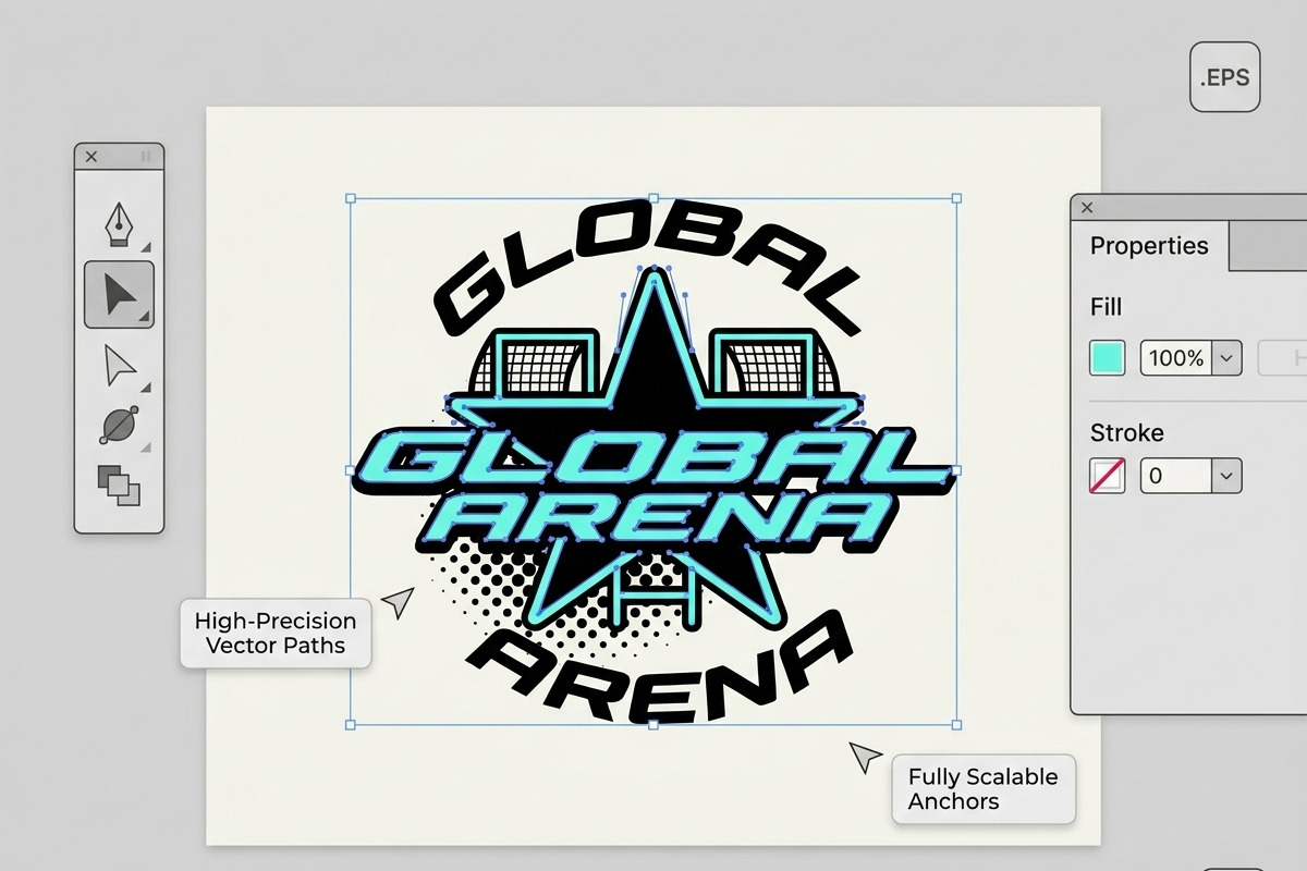 Soccer Crest 2026 Neon Badge EPS Set, an Object Graphic by NH graphic (Photo 3 of 5)