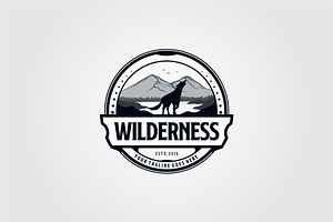 Wilderness Adventure Vintage Logo