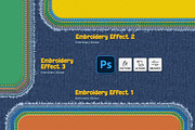 Embroidery Sticker Photoshop Action, an Action Add-On by Andrew Skoch Design (Thumbnail 5 of 6)