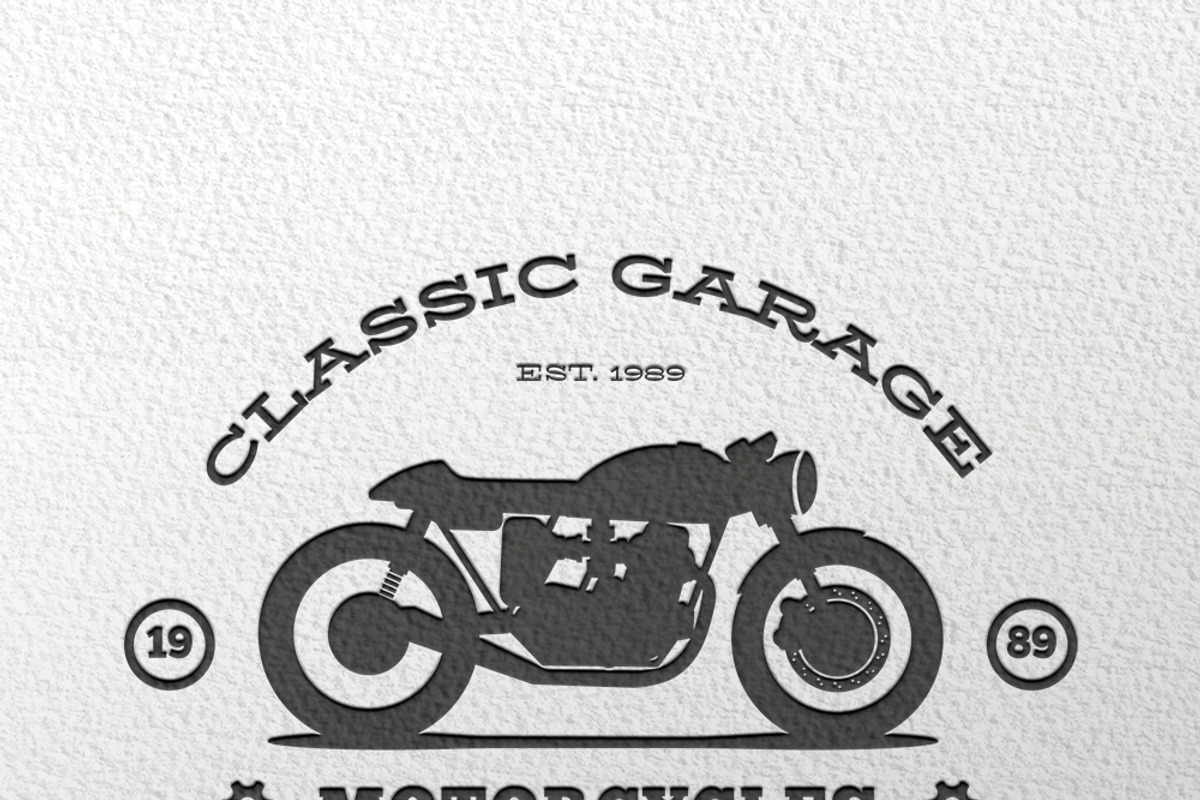 Classic Garage Motorcycles Red 5x5, a Poster Template by Me55enjah Design (Photo 4 of 4)