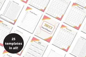 2023 Calendar Planner Canva Template