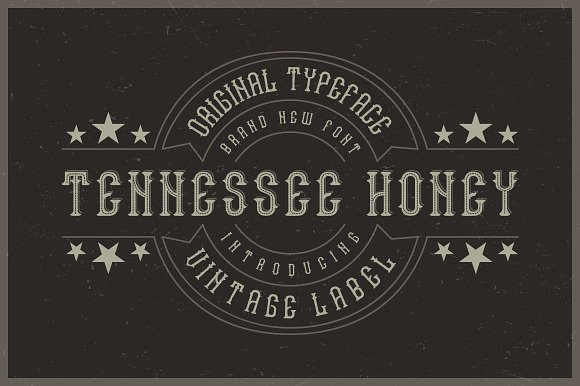 Tennessee Honey label font preview 8