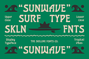SFC Sunwave, a Serif Font by Skilline Supply Co. (Thumbnail 3 of 10)