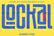 Lockal - Display Font, a Sans Serif Font by Prominent & Affluent (Thumbnail 1 of 11)