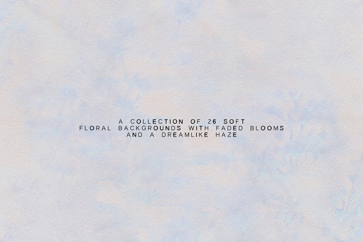 Hushed Bloom - Floral Backgrounds, a Texture Graphic by lerinartstudio (Photo 2 of 13)