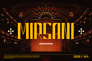 Mirsani font, a Sans Serif Font by ghozai studio (Thumbnail 1 of 5)
