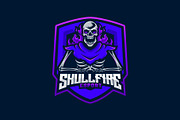 Skull Mascot Esport Logo, a Branding & Logo Template by prps.std (Thumbnail 3 of 3)