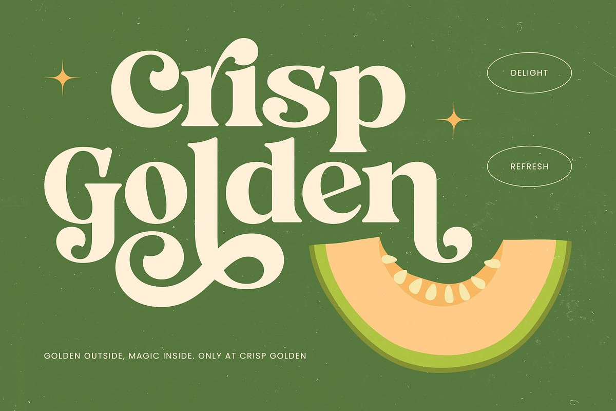 Jungle Melon Groovy Display Serif, a Serif Font by timelesstype.co (Photo 3 of 20)