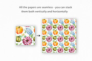 Autumn Pumpkins Seamless Patterns, a Pattern Graphic by SvetaArtStore (Thumbnail 4 of 5)