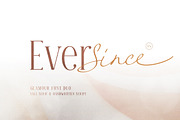 Ever Since - Glamour Font Duo, a Serif Font by Bale Type