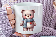 Kawaii Knitted Animals Clipart, an Illustration by Rose Art (Thumbnail 6 of 7)