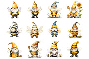 Gnome Bee Clipart, an Illustration by Design Market (Thumbnail 2 of 3)