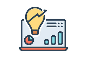 Insights from color icon, a Duotone Icon by Creative priyanka