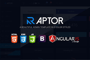 Raptor - AngularJS Admin Template