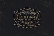Desiderata, a Font by Tortugastudios (Thumbnail 1 of 8)
