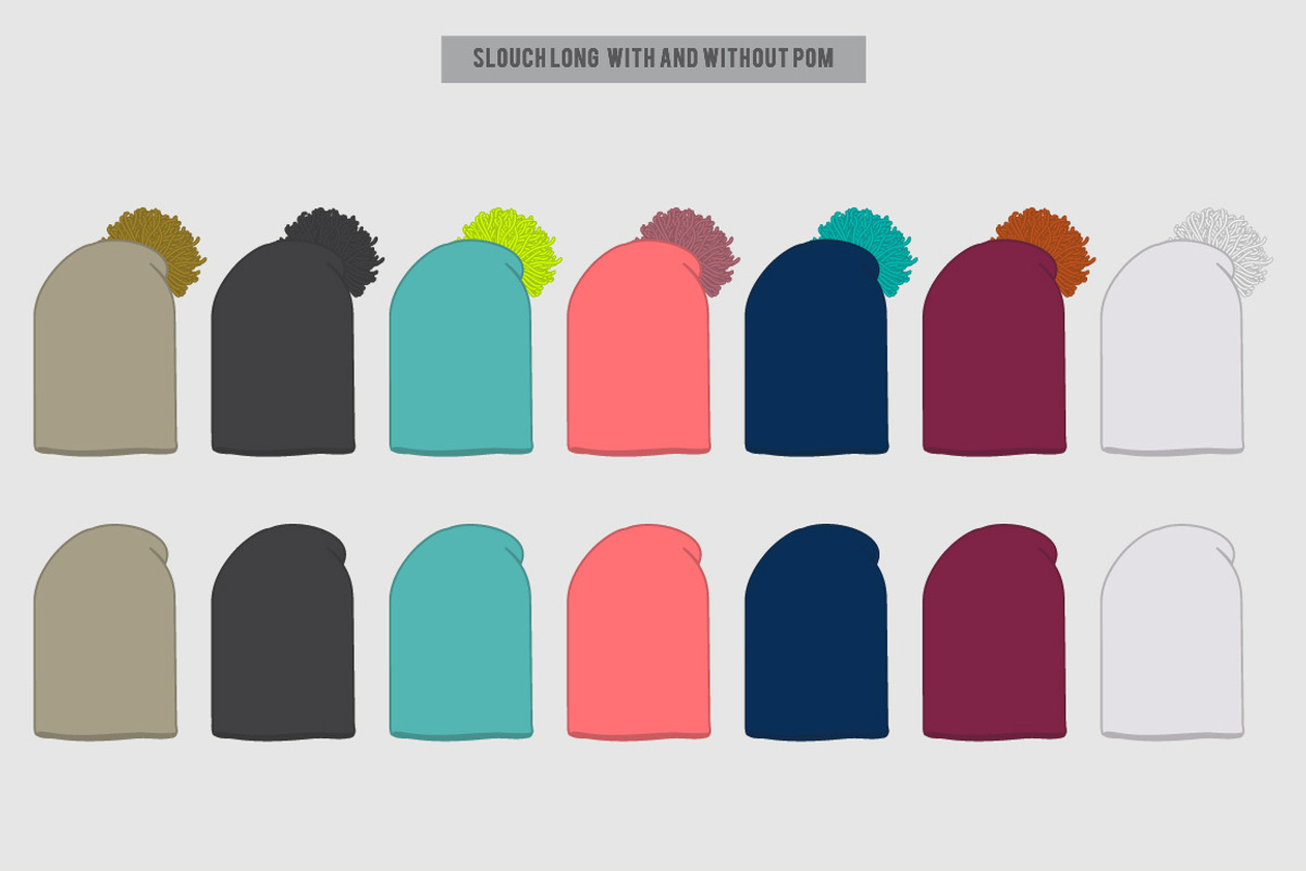 Hat Template - Beanies, a Hat Mockup by Template Haven (Photo 5 of 12)