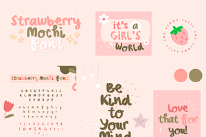 Strawberry Mochi Font