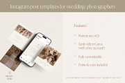 Wedding Photographer Instagram Posts, a Social Media Template by Wonderlik Webdesign (Thumbnail 6 of 11)