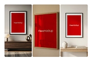 Modern Frame Mockup Bundle Vol 1, a Household Mockup by MockupShelf (Thumbnail 3 of 6)