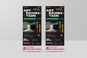 Art Exhibition Roll Up Banner, a Print Template by Annora Studio (Thumbnail 2 of 6)