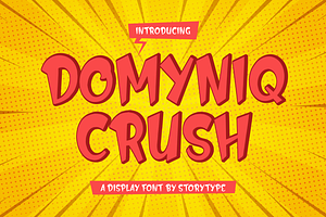 Domyniq Crush A Display Font