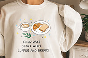 Coffee Morning Hand-drawn PNG Bundle, an Illustration by GlitterCraft (Thumbnail 8 of 101)