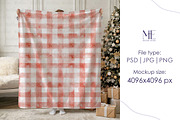 Christmas Sherpa Blanket Mockup, a Household Mockup by Mie Mockup Studio (Thumbnail 4 of 8)