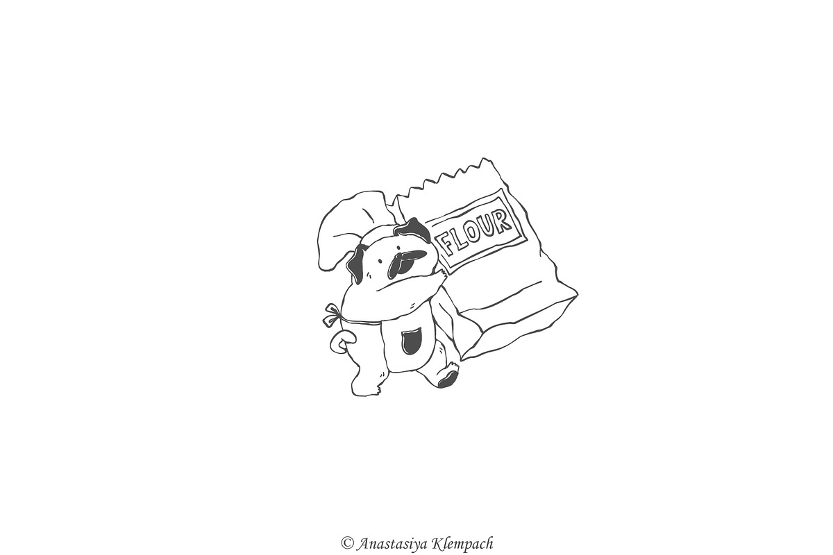Hand Drawn Bakery Clipart, an Illustration by Anastasiya Klempach (Photo 4 of 8)