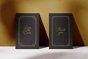 Golden line art frames set, a Background Graphic by Good Studio (Thumbnail 5 of 5)
