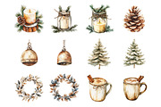 Neutral Rustic Christmas Clipart, an Illustration by Design Market (Thumbnail 3 of 4)