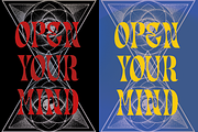 Kenzo - Psychedelic Typeface, a Sans Serif Font by HipFonts (Thumbnail 2 of 8)