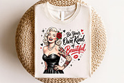 Be Your Own Kind of Beautiful Pinup, a Seasonal Illustration by CraftArtStudio (Thumbnail 4 of 4)