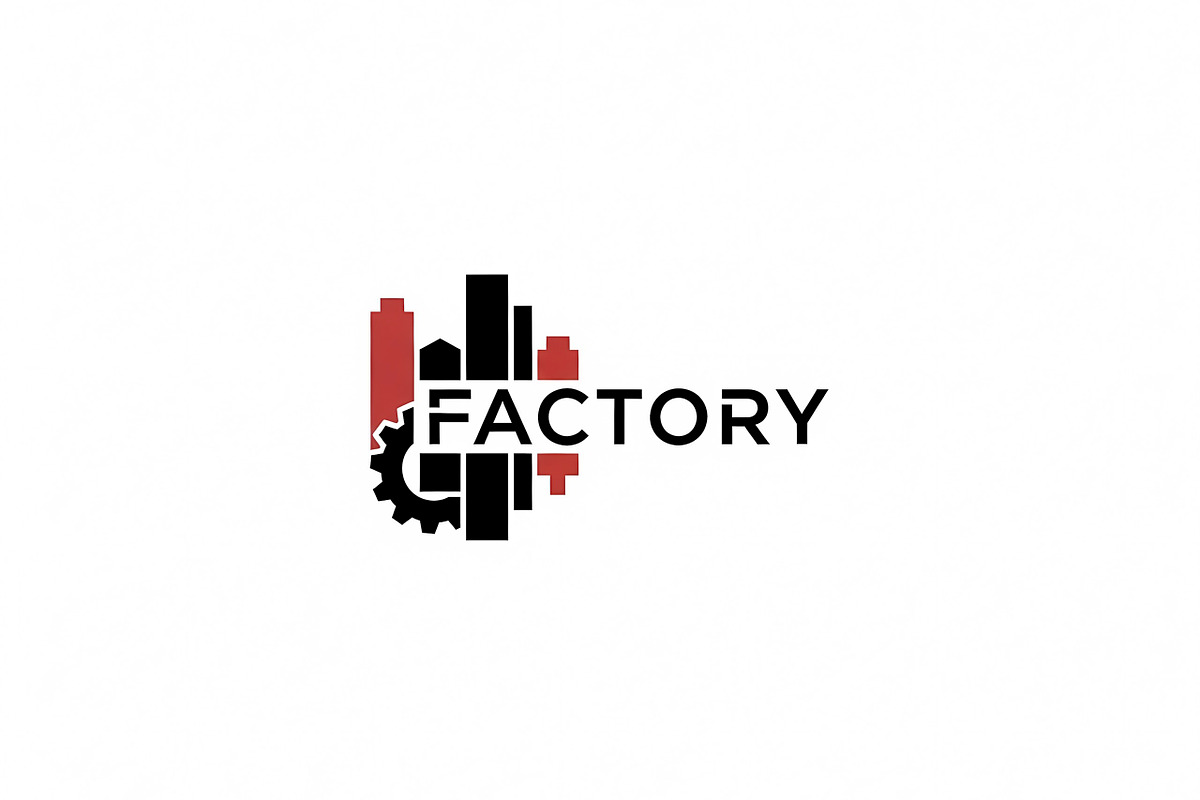 Factory Logo With, a Branding & Logo Template by Logocreative (Photo 1 of 2)