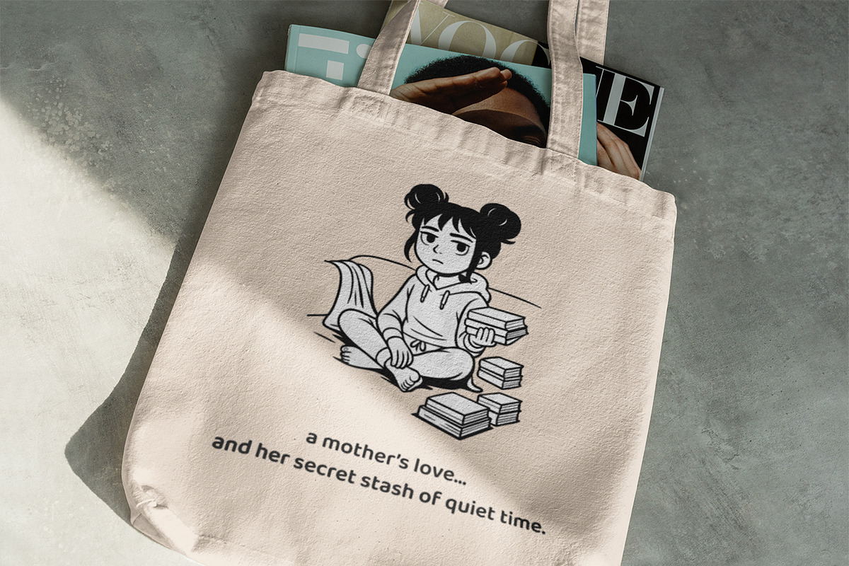 Moody Mother's Day Bundle - 5designs, an Illustration by MuzaArtStudio (Photo 3 of 6)