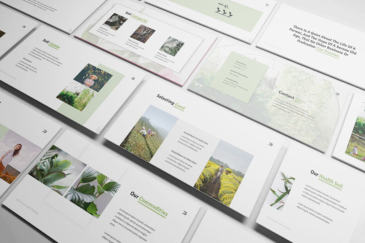The Farmer Powerpoint Template, a Presentation Template by Formatika Studio (Photo 6 of 10)