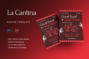 La Cantina - Poster, a Poster Template by StreaksideStd