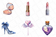 Watercolor Girly Halloween Clipart, an Illustration by DreamPrint404 (Thumbnail 4 of 5)