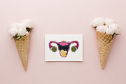 Female reproductive system. Vagina, a Healthcare Illustration by Chikovnaya (Thumbnail 2 of 7)