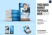 Mass Market Paperback Book Mockup, a Books & Magazine Mockup by Illusiongraphic (Thumbnail 1 of 28)