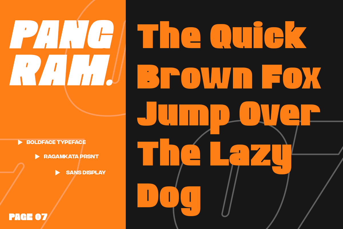 Boldface - Bold Sans Font, a Sans Serif Font by RagamKata (Photo 7 of 9)
