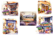 Lavender watercolor clipart, an Object Illustration by AkvarelRiver (Thumbnail 6 of 8)