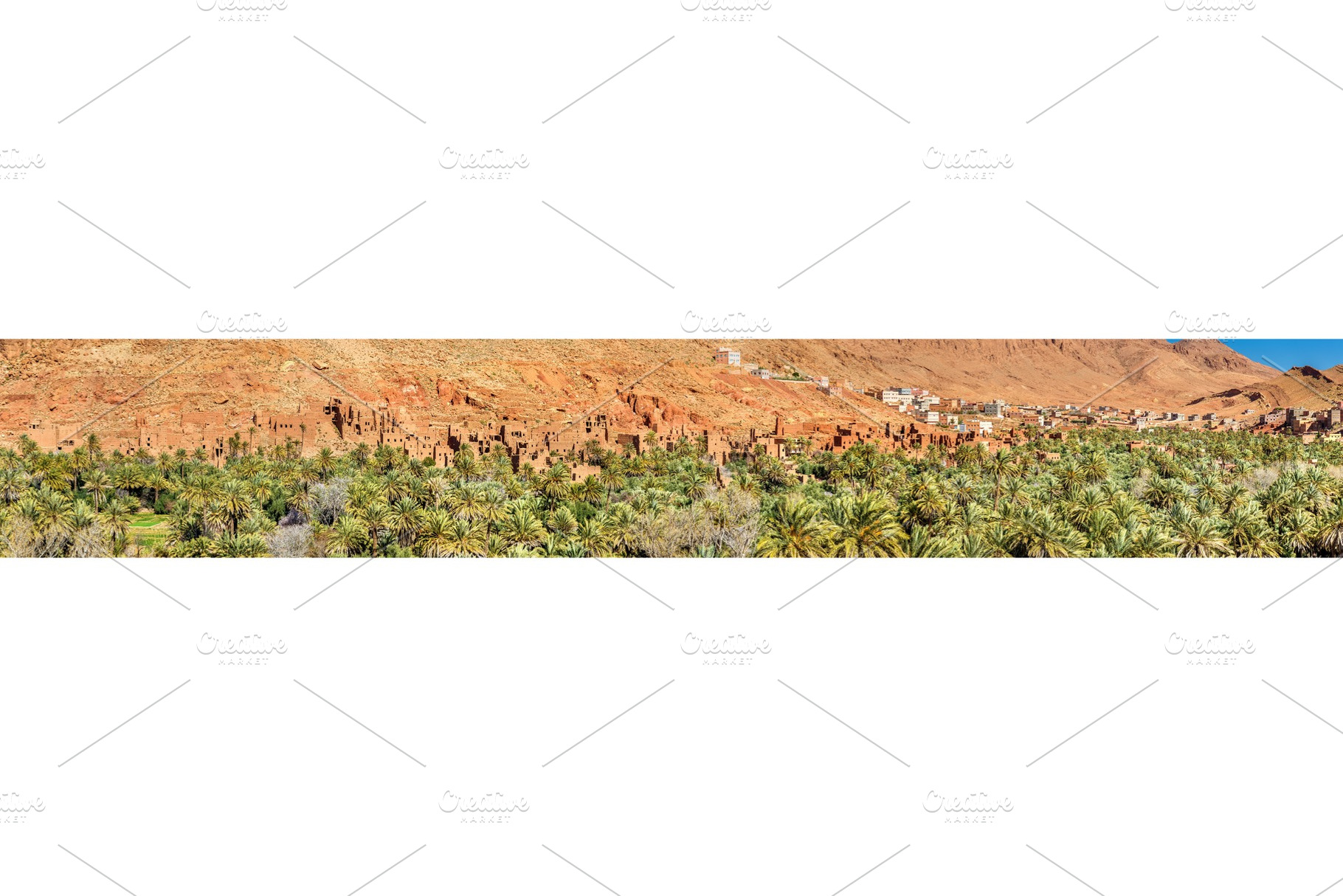 Oasis of the todra river at tinghir morocco featuring africa, atlas, and, a Nature Photo by Leonid Andronov