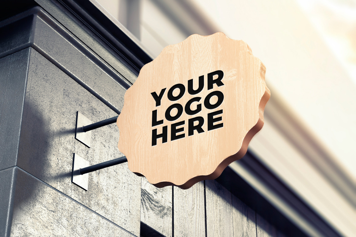 Signboard mockups, a Product Mockup by Egor Shkolnikov (Photo 2 of 4)