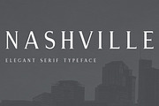Nashville | Elegant Serif Typeface, a Serif Font by Josh O. (Thumbnail 1 of 6)