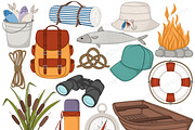 Lake Clipart PNG | Nautical Clipart, an Object Illustration by GlamArtZhanna (Thumbnail 2 of 5)