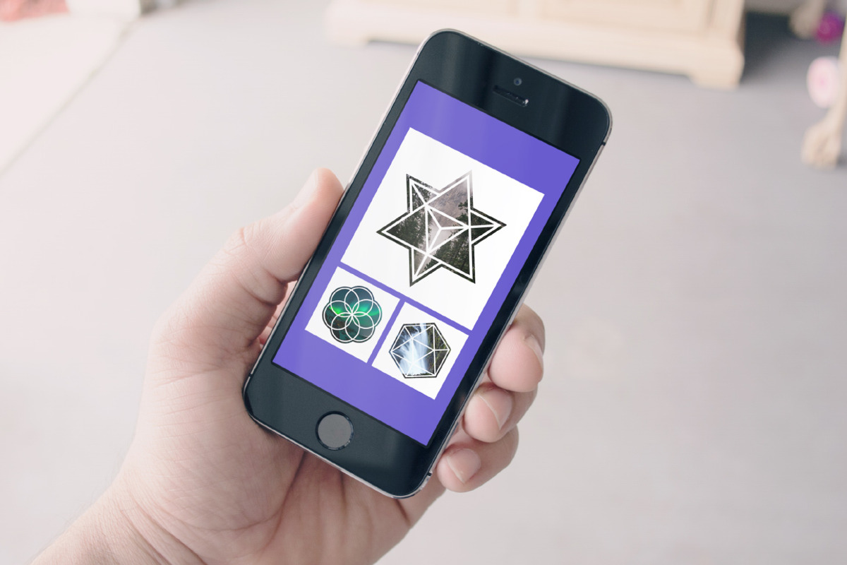 Geometric Photo Masks, a Social Media Template by QueenDesigns (Photo 2 of 5)