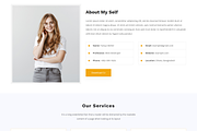Developer Portfolio for Freelancers, a Bootstrap Template by Themeplaza (Thumbnail 2 of 6)