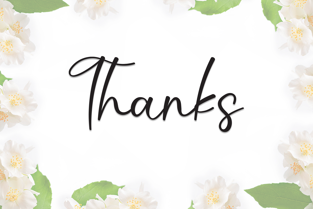 Jasmine | Script Font, a Handwritten Font by Scratchones (Photo 9 of 9)
