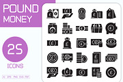 Pound Bank, Coin Money Icons Set, a Finance Illustration by Designfour (Thumbnail 1 of 7)