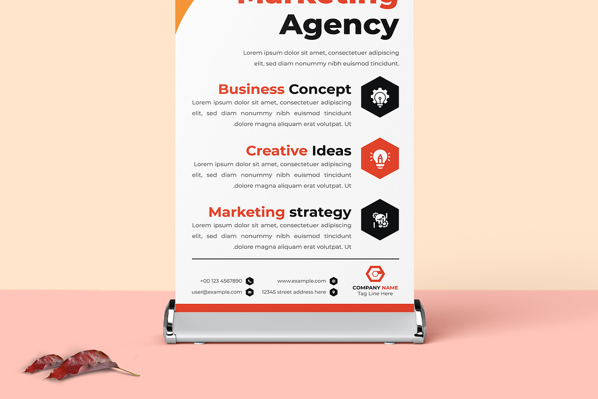 Marketing Roll Up Banner, a Print Template by MightyDesign (Photo 3 of 8)